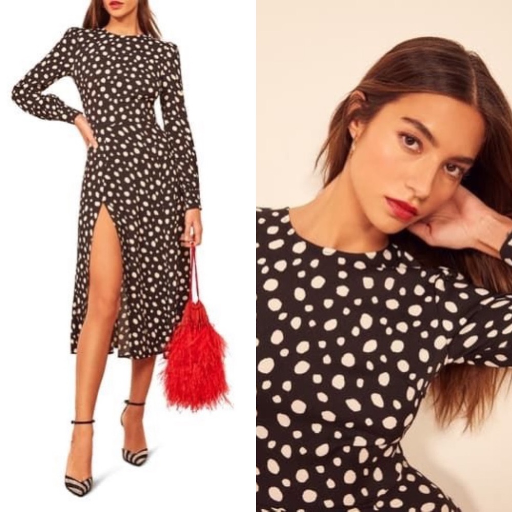 REFORMATION Creed Memento Print Dress - Picture 2 of 4